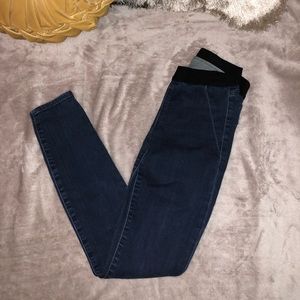 GAP blue skinny jeggings